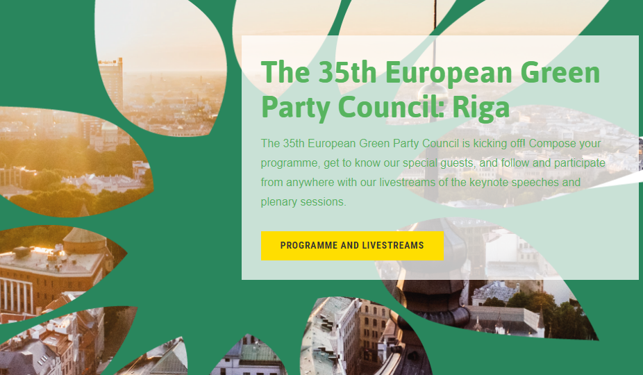 Οι Οικολόγοι ΠΡΑΣΙΝΟΙ στο 35ο Συμβούλιο του Ευρωπαϊκού Πράσινου Κόμματος